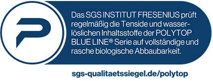 Die Blue Line®-Serie wird ständig vom SGS Fresenius Institut geprüft