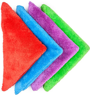 Microfasertuch Soft Edgeless Allround grau, 2er Pack