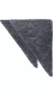 Microfasertuch Soft Edgeless Allround grau, 2er Pack