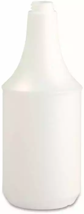 Sprühflasche aus Polyethylen für flüssige Polytop Reinigungs- und Pflegemittel.