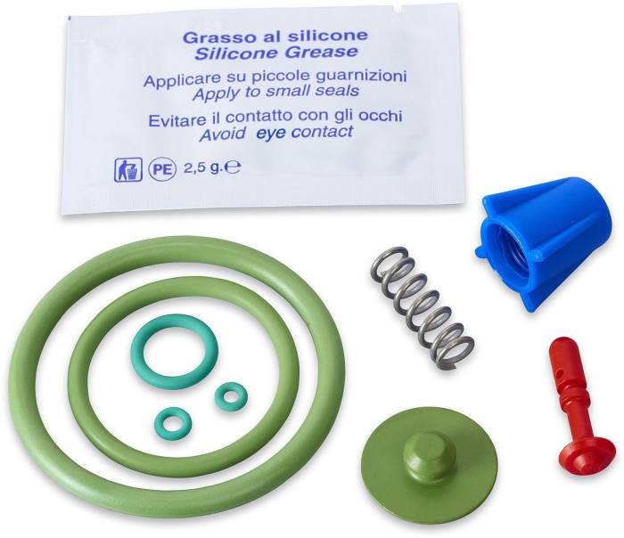 Ersatzteilset für Druckspritze Rot / Acid