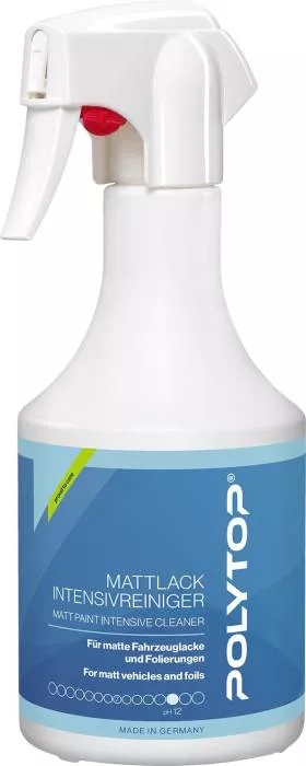 Intensive Reinigung für matte Fahrzeuglacke und Folierung