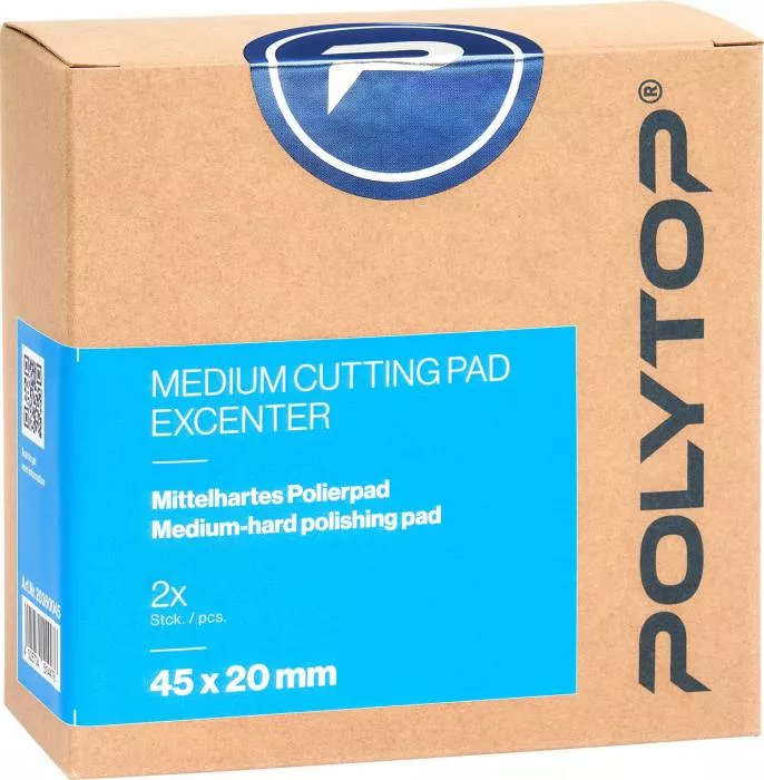 Medium Cutting Pad blau Excenter 45 x 20 mm, 2er Pack
