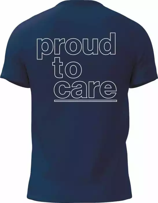T-Shirt POLYTOP proud to care - Größe M