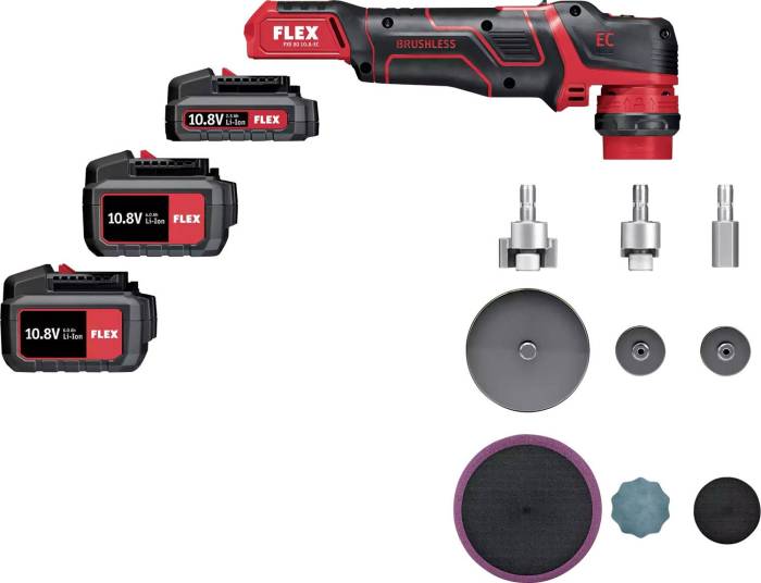 Akku-Kompaktpolierer-Set FLEX PXE 80 12-EC/2.5