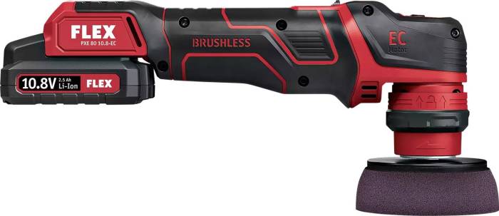 Akku-Kompaktpolierer-Set FLEX PXE 80 12-EC/2.5