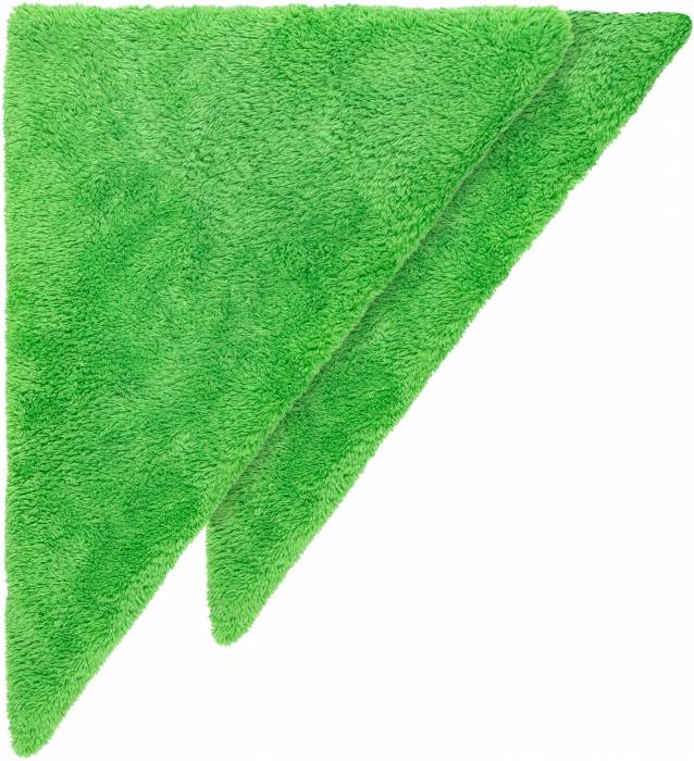 Microfasertuch Soft Edgeless Wax & Seal grün, 2er Pack