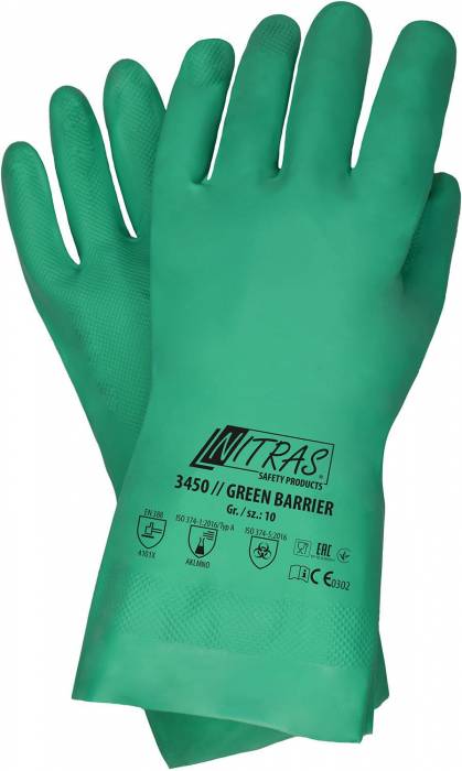 Schutzhandschuh nitril grün Größe 8