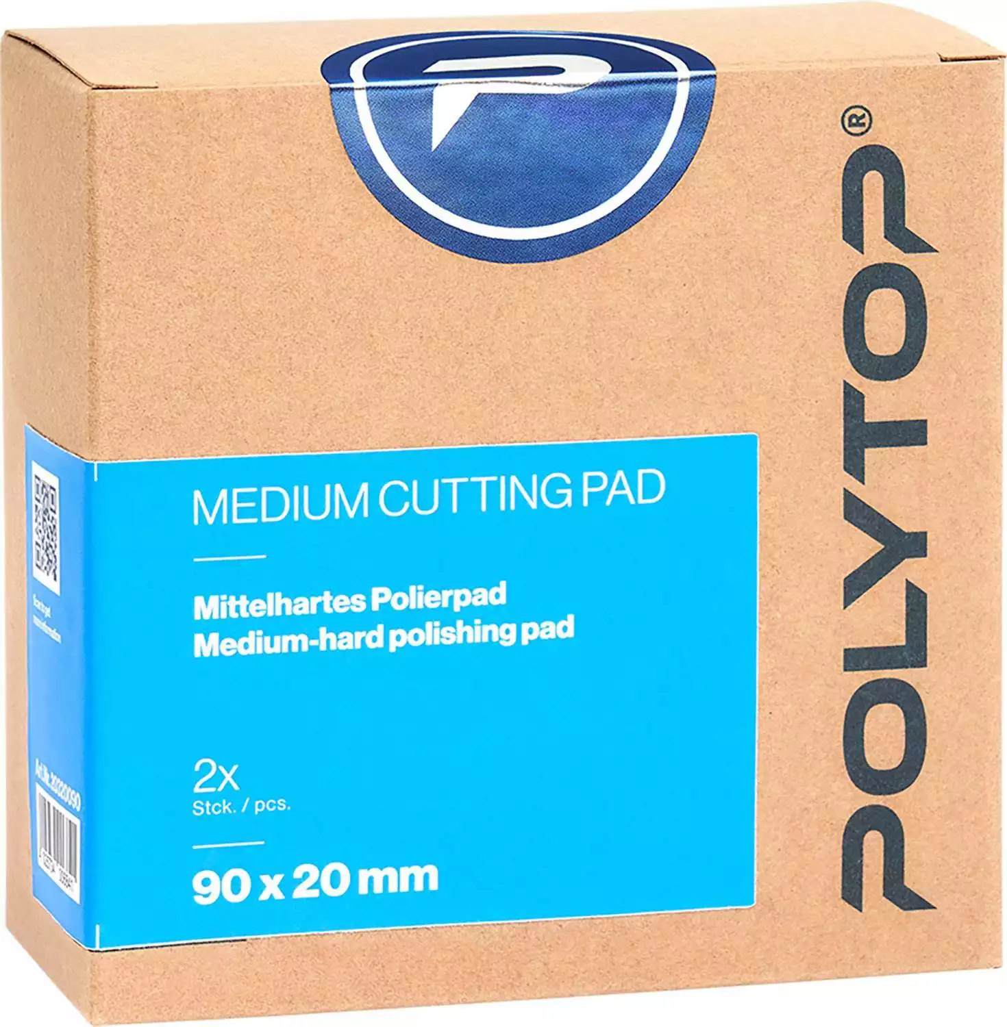 Medium Cutting Pad blau 90 x 20 mm, 2er Pack