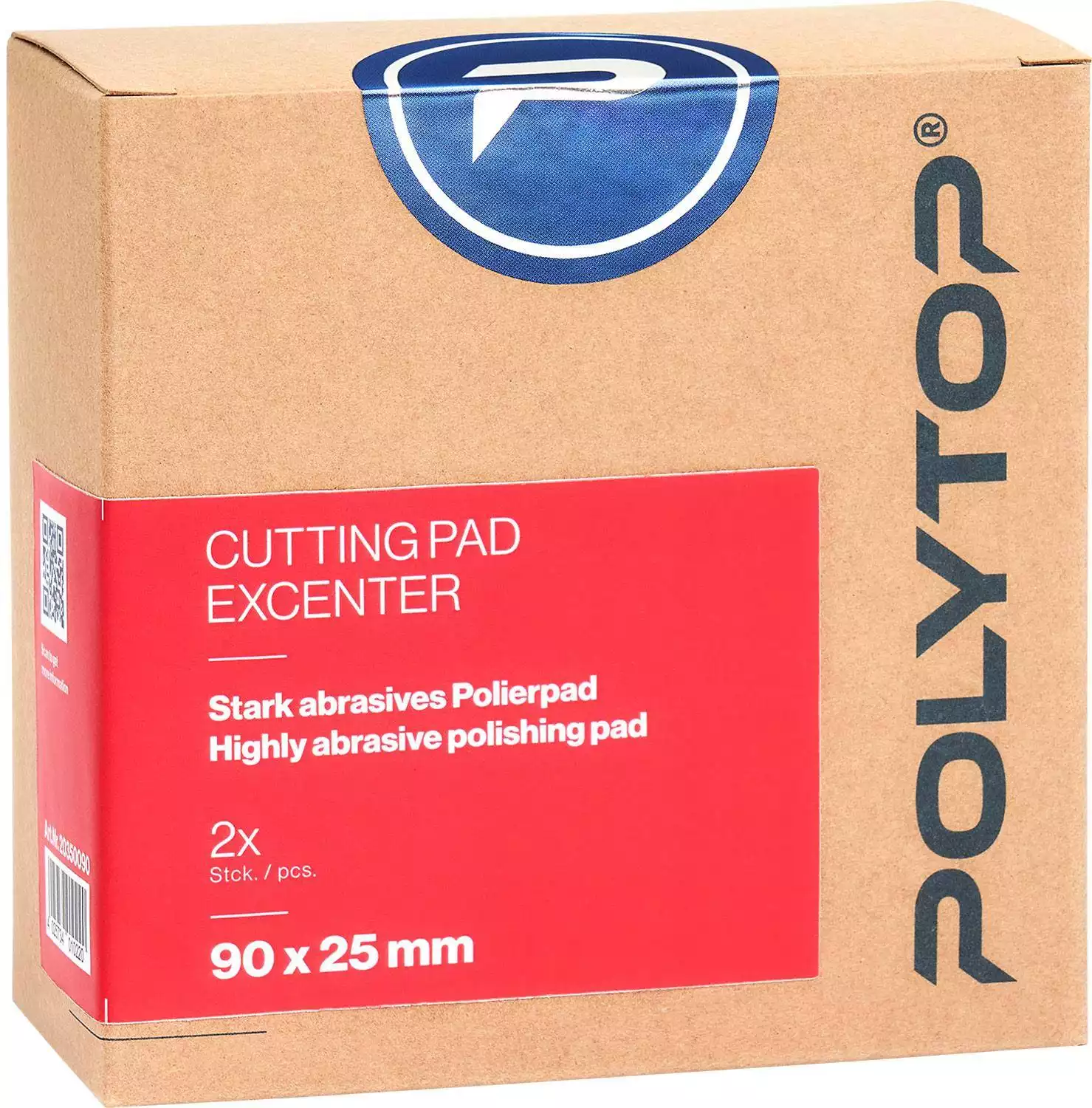 Cutting Pad rot Excenter 90 x 25 mm, 2er Pack