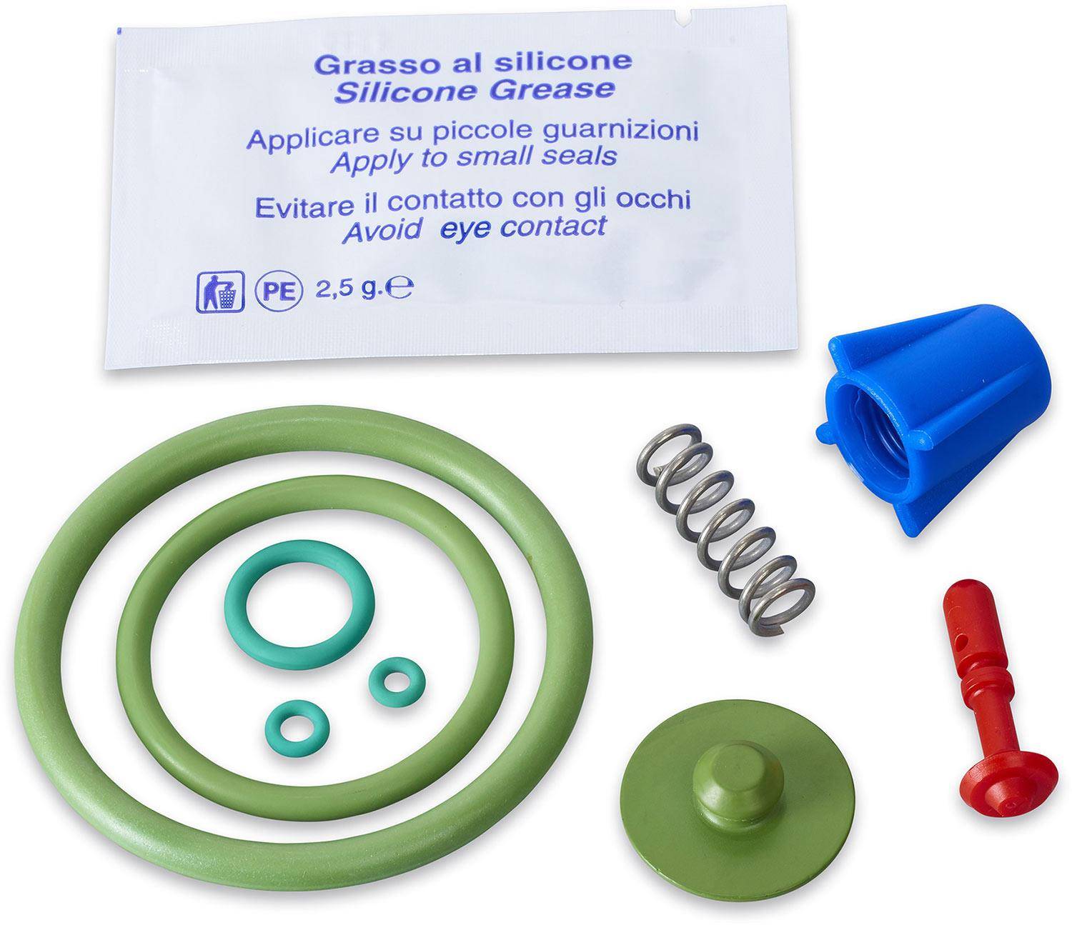 Ersatzteilset für Druckspritze Rot / Acid