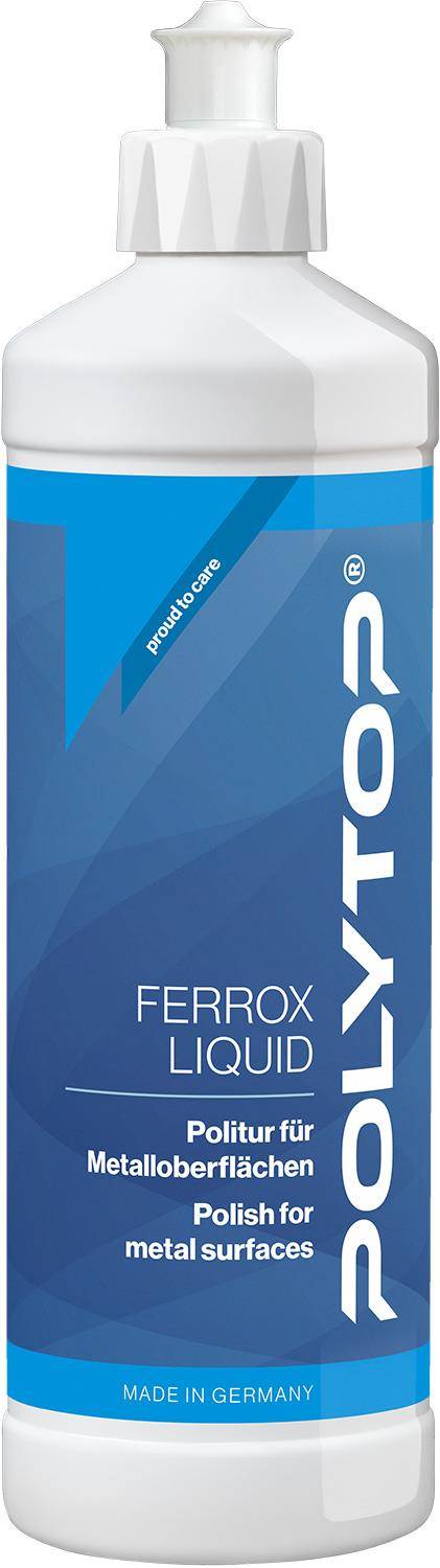 flüssige Politur für unlackierte Metalloberflächen