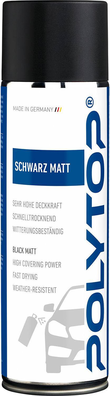 Lackspray schwarz-matt von Polytop