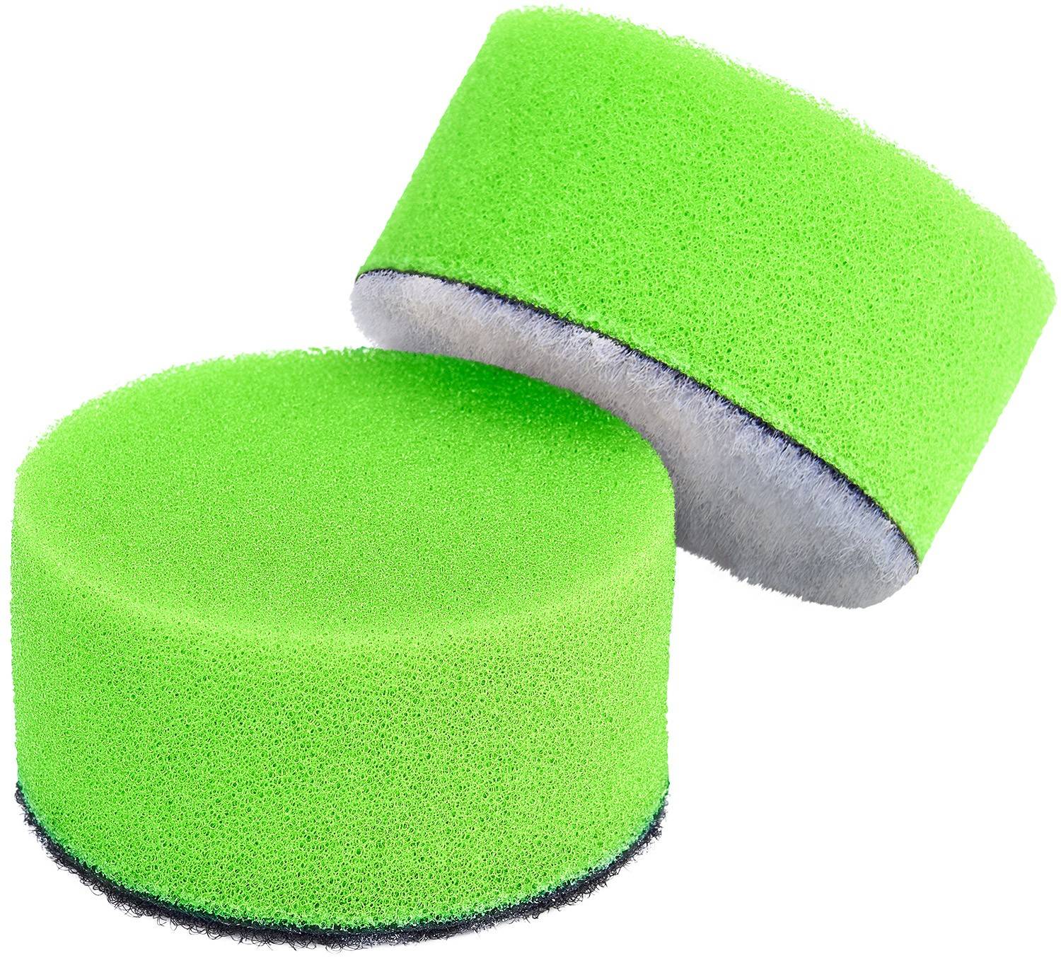 Super-softes Polierpad mit retikulierter, offenzelliger Schaumstruktur. 