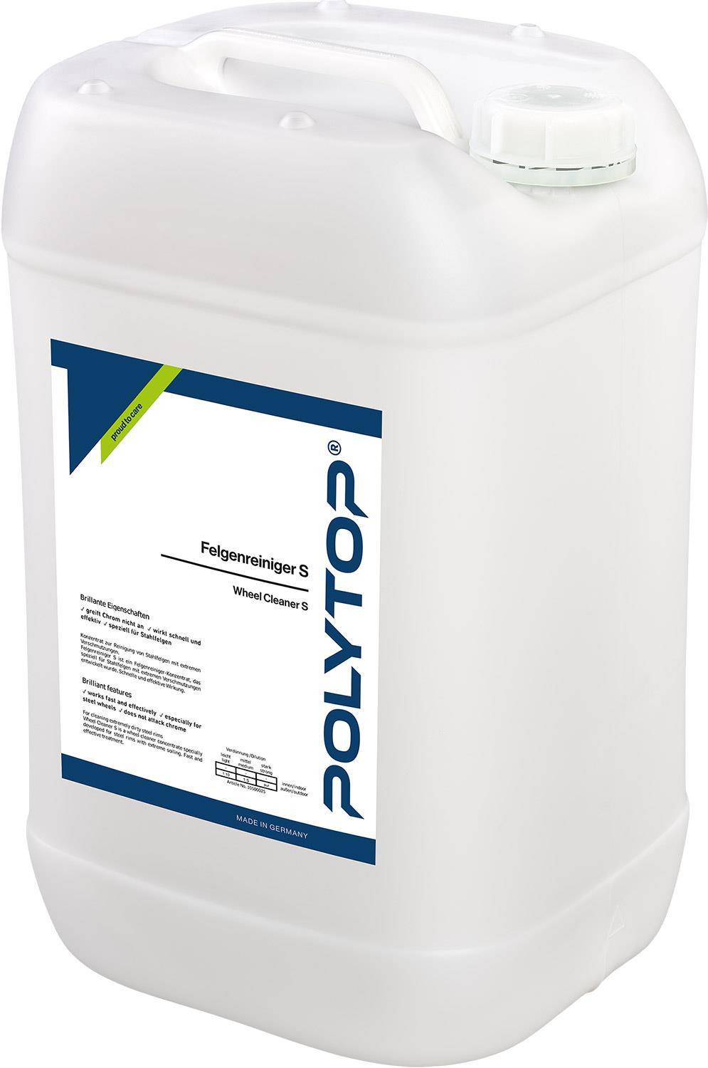 POLYTOP Konzentrat zur Reinigung von Stahlfelgen