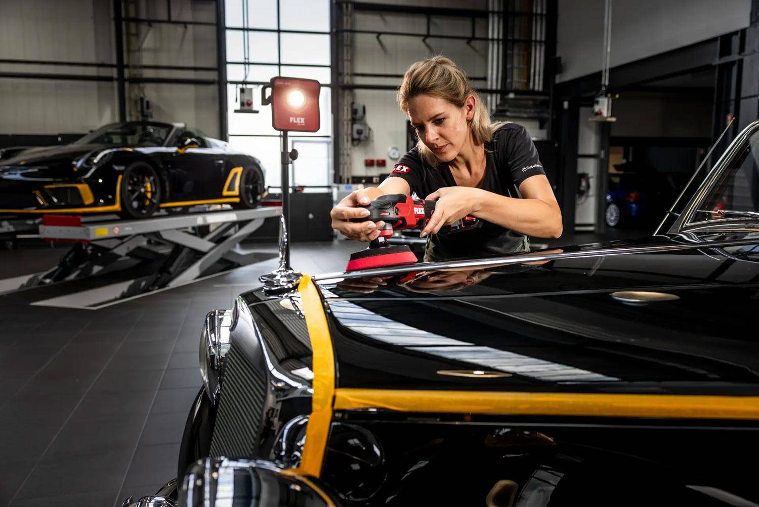 Akku-Rotationspolierer FLEX PE 150 18-EC C