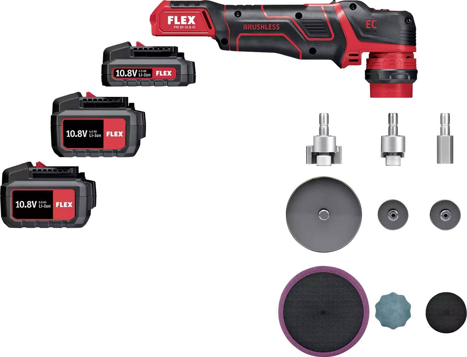 Akku-Kompaktpolierer-Set FLEX PXE 80 12-EC/2.5