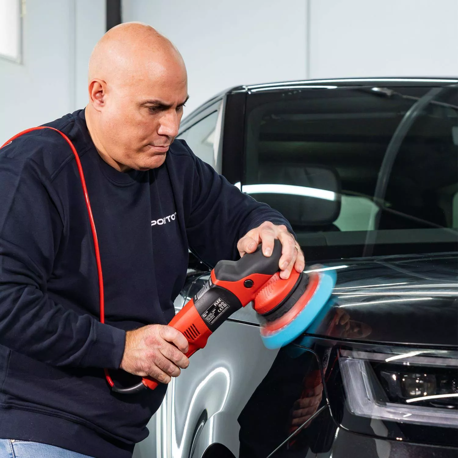 Medium Cutting Pad blau Excenter 165 x 25 mm, 2er Pack