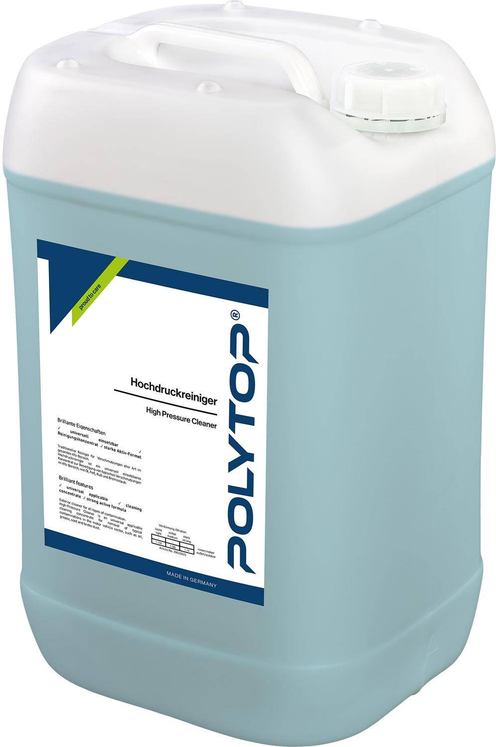 universell einsetzbares Konzentrat zur Beseitigung von typischen Verschmutzungen im Kfz-Bereich, wie Öl, Fett, Ruß und Bremsstaub