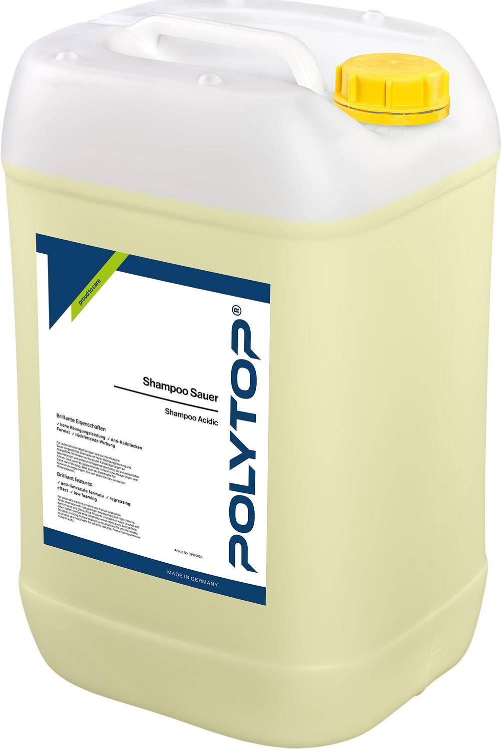 Verhindert wirkungsvoll Kalkablagerungen an Waschbürsten und anderen Anlagenkomponenten.