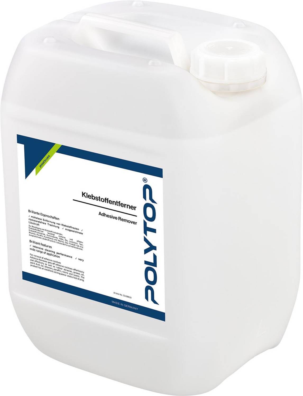 beseitigt Klebstoffreste mühelos