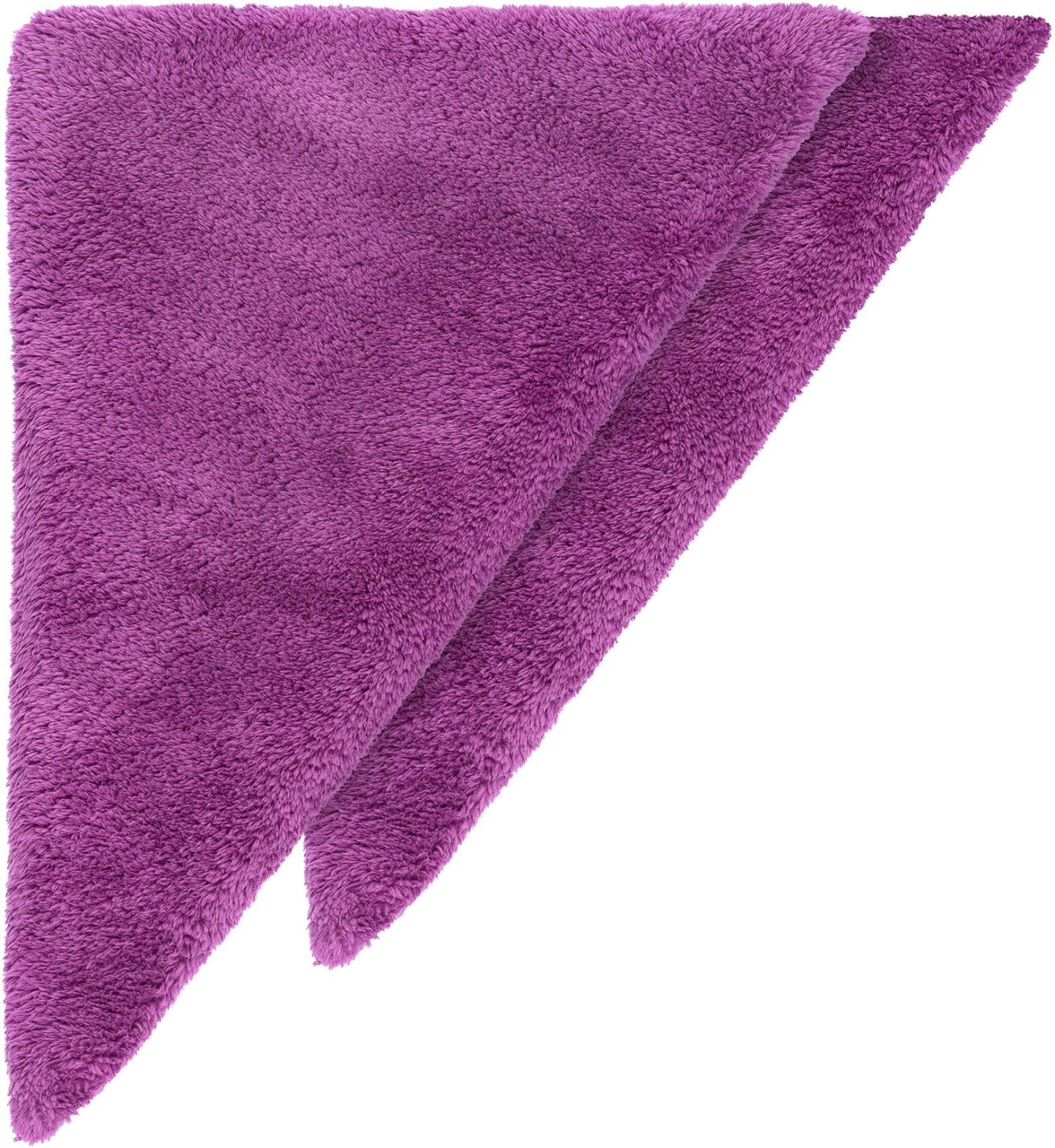 Microfasertuch Soft Edgeless Reflex violett, 2er Pack