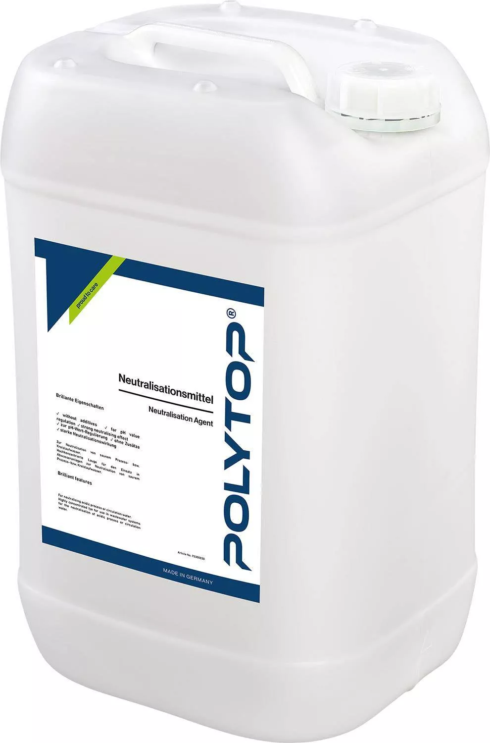 Neutralisierung im Kanister für Waschanlagen von POLYTOP