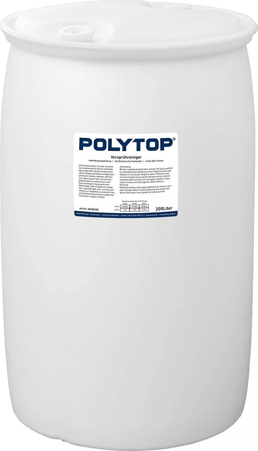 Vorsprühreiniger 200 L Vorsprühreiniger 200 L