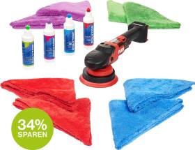 Set-Deal Akku-Exzenterpolierer FLEX XCE 8 150 18-EC C